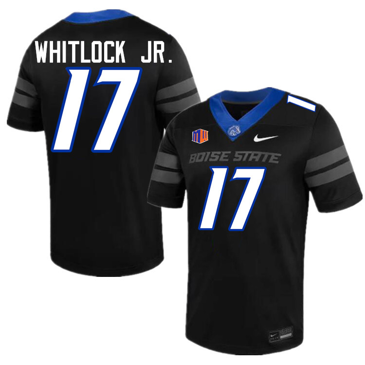 Demetric Whitlock Jr. Jersey, Boise State Broncos College Football Jersey College Uniforms-Black  Demetric Whitlock Jr. Jersey, Boise State Broncos College Football Jersey College Uniforms-Black
